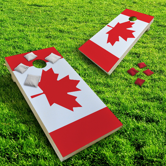 Canada Canadian Flag Cornhole Boards