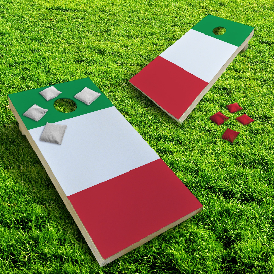 Italian Italy Flag Cornhole Boards