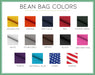 bean bags colors