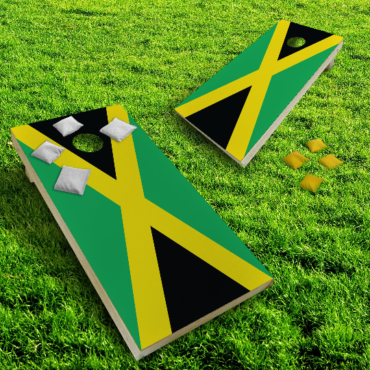 Jamaica Jamaican Flag Cornhole Boards